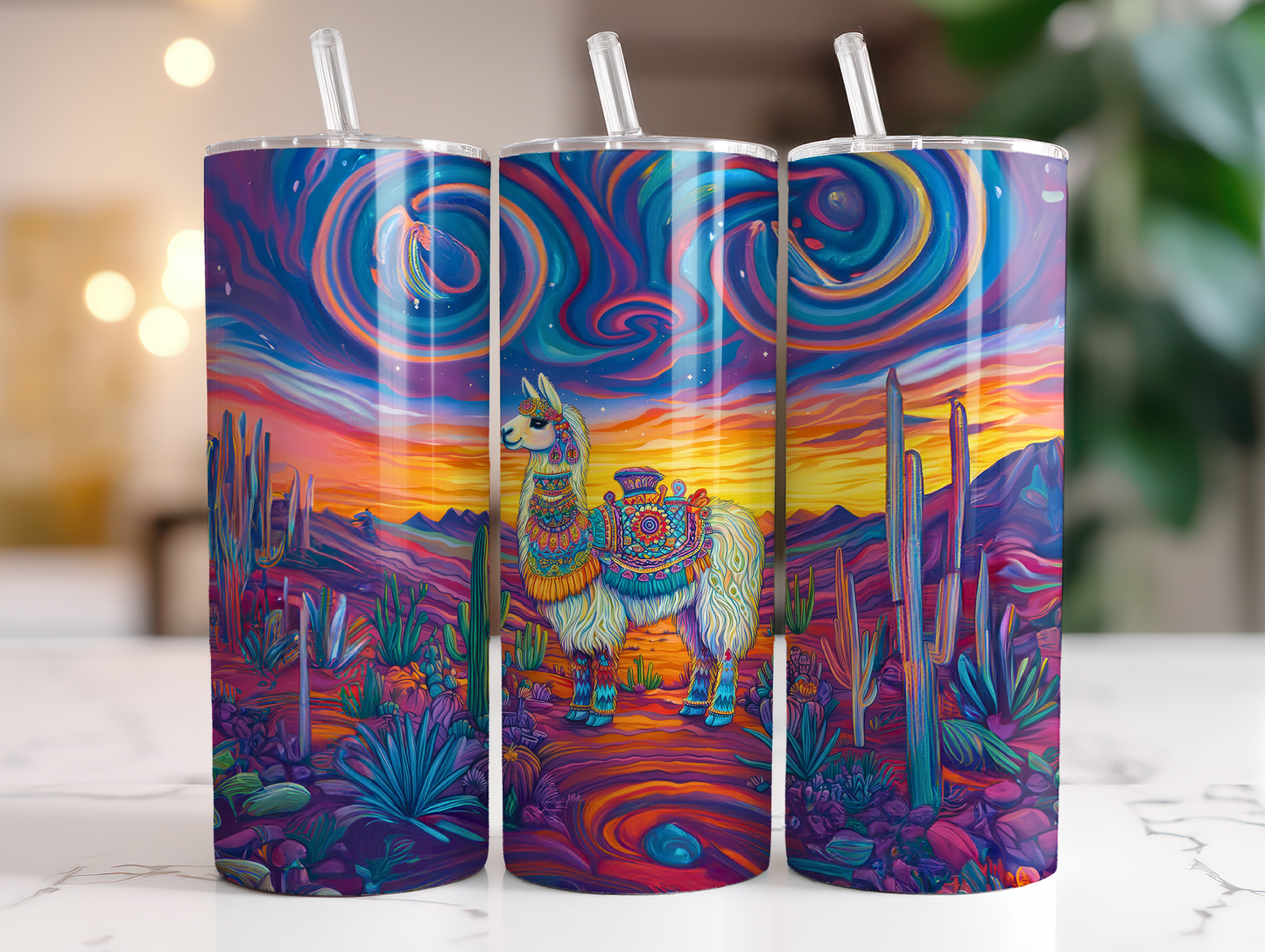 Desert Llama 20oz tumbler