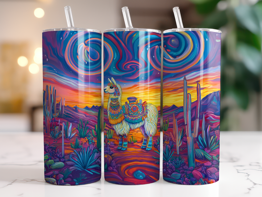 Desert Llama 20oz tumbler