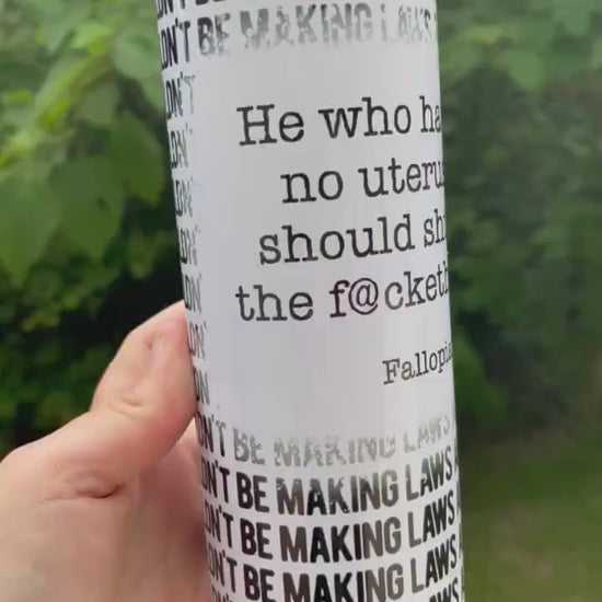 Pro Roe, Abort the court, scotus, womens rights 20oz skinny tumbler