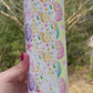 Easter egg, Easter themed unique and cute multicolored and multisided designs. 20oz skinny tumblers with lid and straw. Available in 12oz