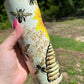 Cute gift, yellow sunflower, honey bee honey comb 20oz skinny tumbler