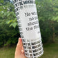 Pro Roe, Abort the court, scotus, womens rights 20oz skinny tumbler