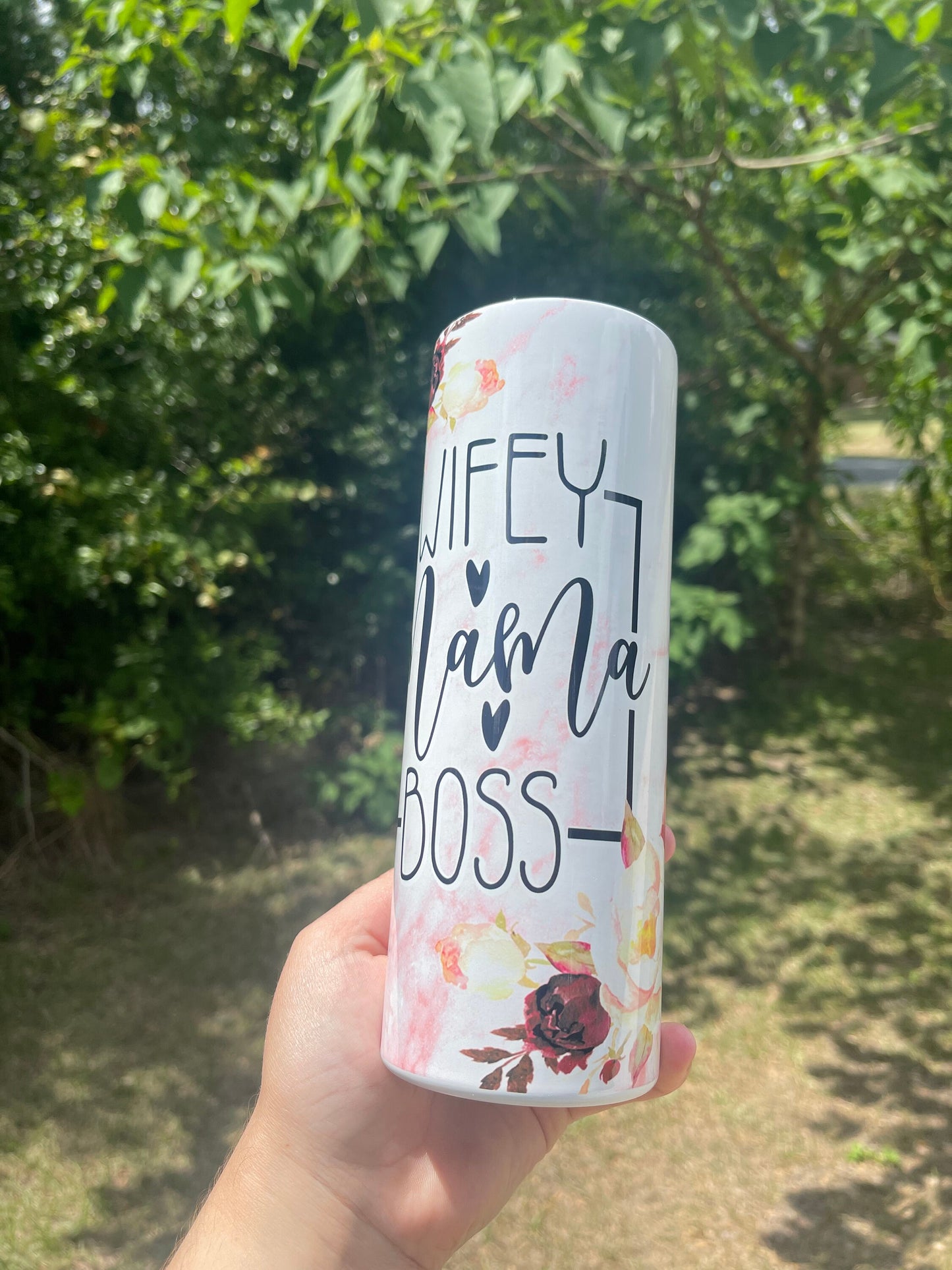 Wifey Mama boss 20 or 30oz  tumbler mom cup