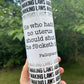 Pro Roe, Abort the court, scotus, womens rights 20oz skinny tumbler