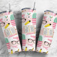 Teacher supplies school stationary 20oz cute tumbler skinny