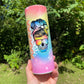 Fuck this, that, you, everyone 20oz rainbow cute skinny tumbler