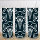 Navy Blue Bull/ cow head/ horns halloween spooky 20oz tumbler skinny