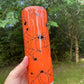 Lets Get Spooky orange spider web halloween cute 20oz skinny tumbler or 12oz kids bottle