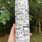 Cystic Fibrosis CF 20 oz tumbler add name epoxy or 12oz kids bottle