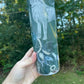 Black wolf, Raven, dream catcher, feathers Native American, gray 20oz tumbler skinny light grey, or 12oz kids bottle