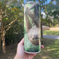 Sloth lovers upside down sloth real HD 20oz skinny tumbler