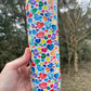 Cute hearts colorful rainbow hearts collage pride tumbler 20oz skinny