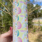Easter egg, Easter themed unique and cute multicolored and multisided designs. 20oz skinny tumblers with lid and straw. Available in 12oz