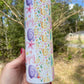 Easter egg, Easter themed unique and cute multicolored and multisided designs. 20oz skinny tumblers with lid and straw. Available in 12oz