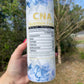 CNA Nurse health field tumbler 20oz skinny with lid and straw. Hot and cold bottle